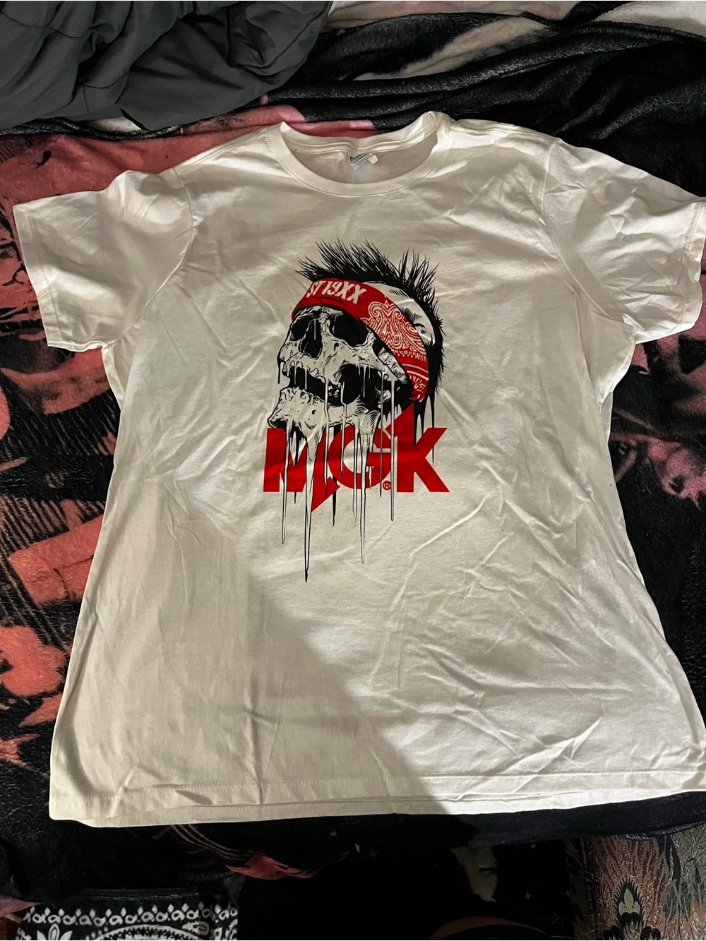 Machine Gun Kelly old school tee XL
